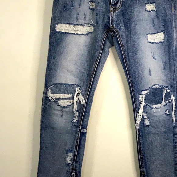 M n m l STRETCH DENIMRelaxed fitBlue jea… - Picture 7 of 16